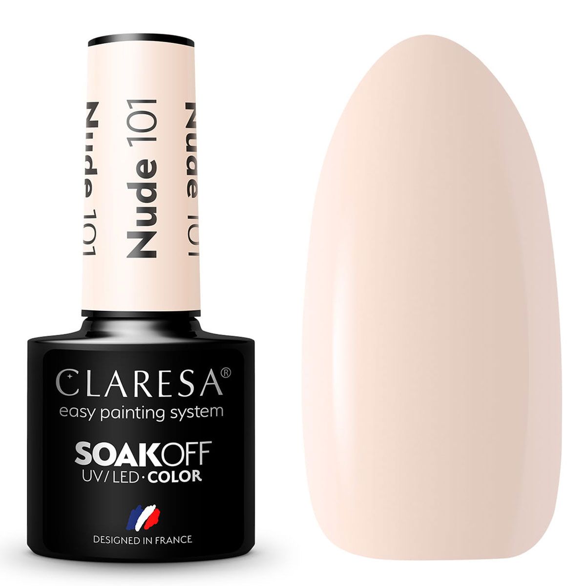 Claresa UV-LED-Gel-Lack, 5 ml, Nude 101