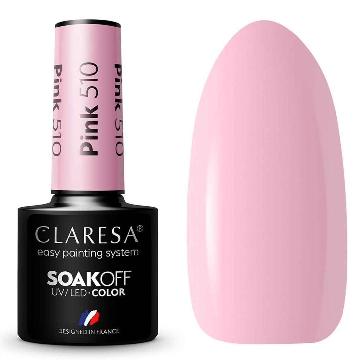 Claresa esmalte gel uv led 5ml rosa 510 funfair