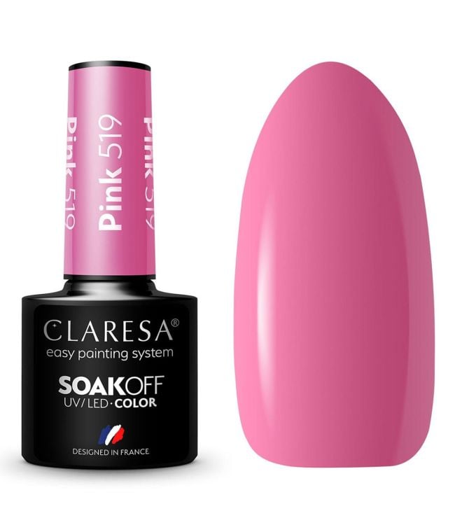 Claresa UV LED Gelak 5ml Pink 519 Sunny Garden