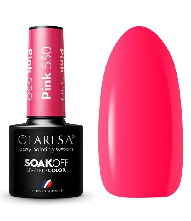 Claresa UV LED Gelak 5ml Pink 530 Rainbow Explosion