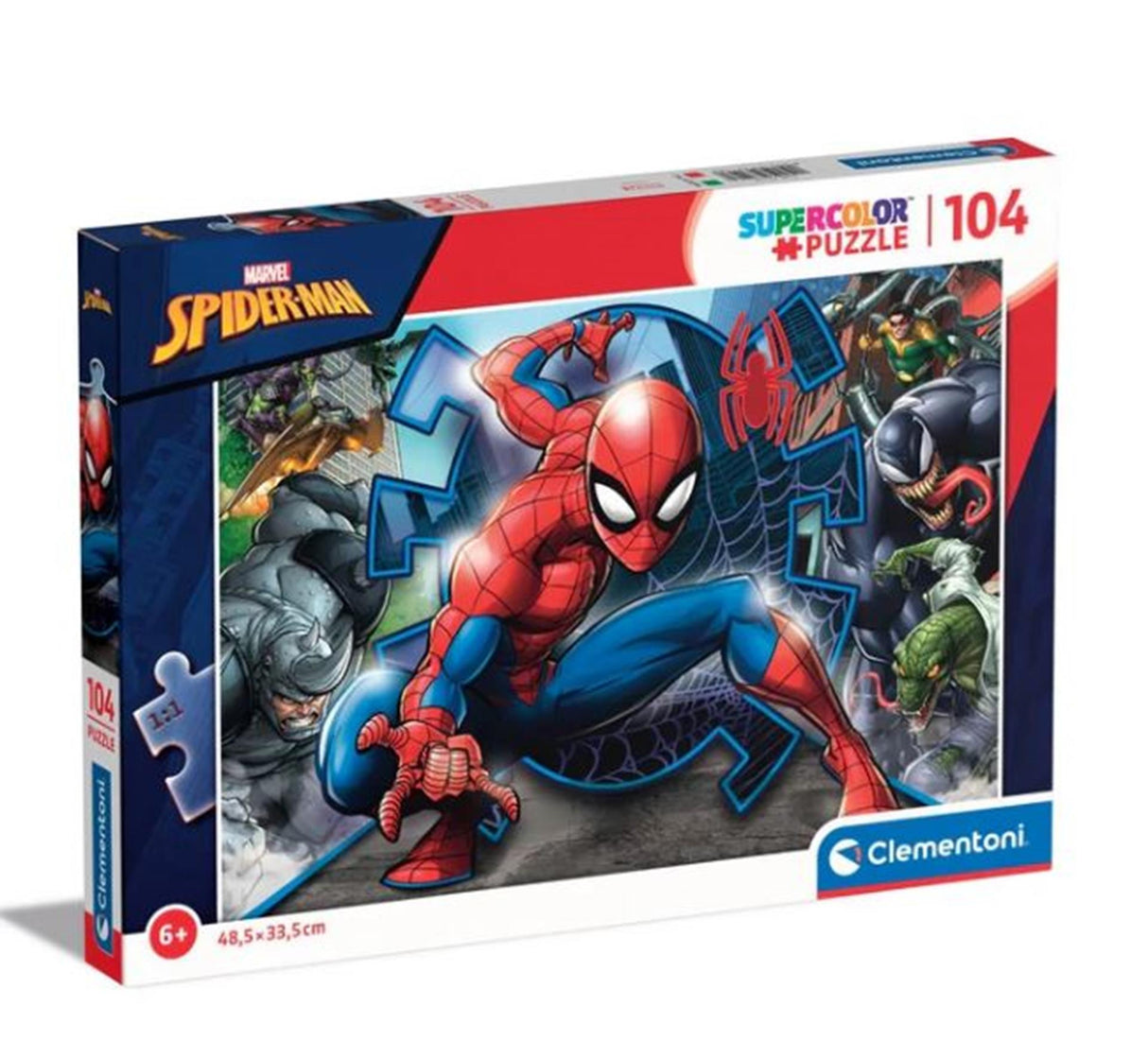 Clementoni puzzle puzzle Super Color Spiderman, 104st.
