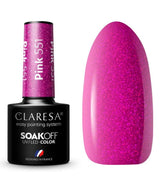 Claresa UV LED GELLAK 5ML PINK 551 Classic Look