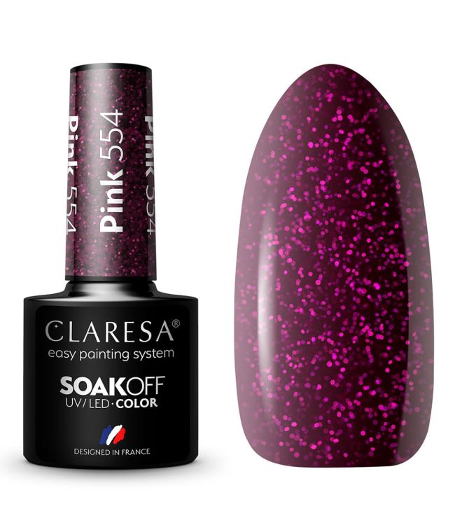 Claresa UV LED Gellak 5ML Pink 554 waarm Gefiller
