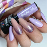 Claresa uv led gel polish 5ml purple 601 balloon journey