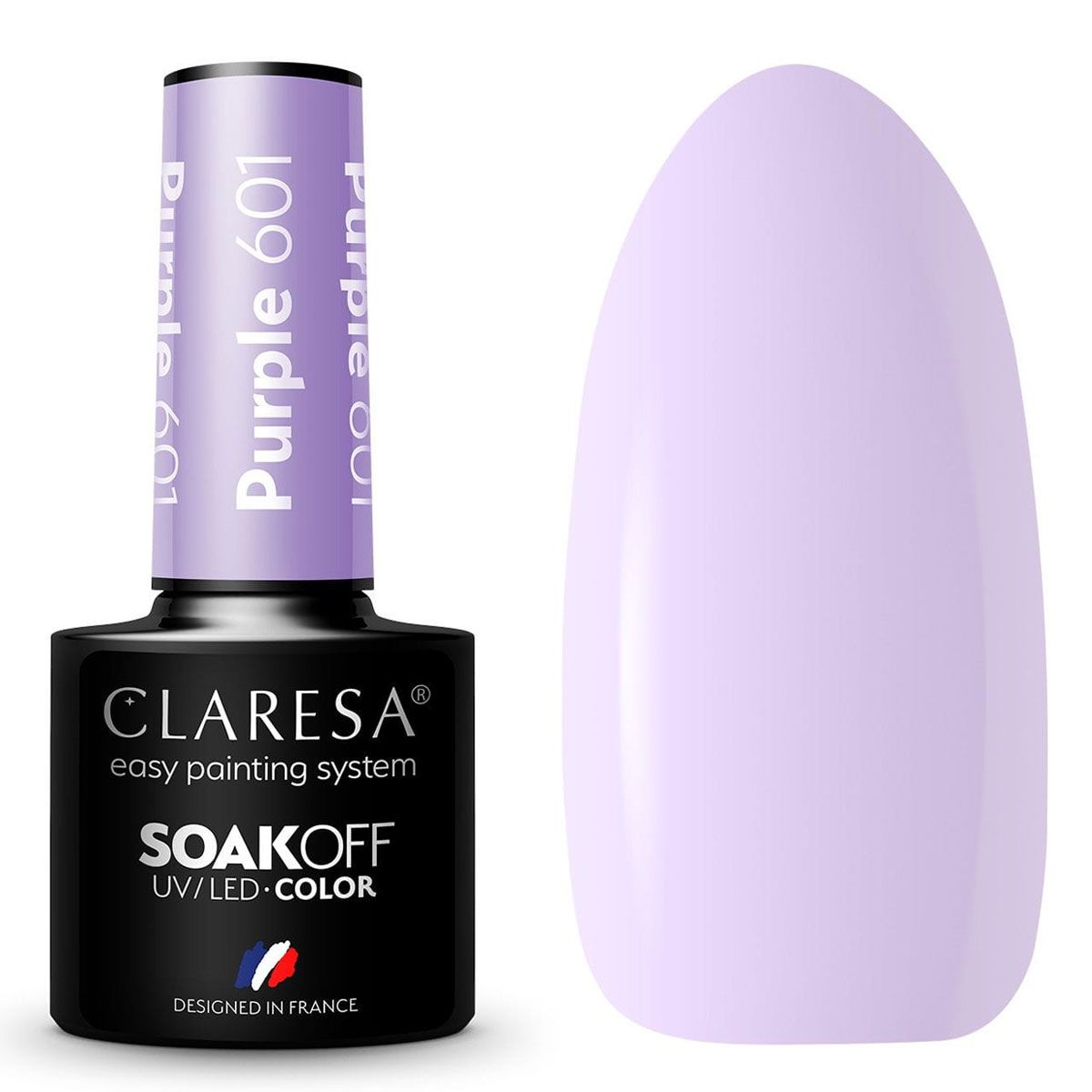Claresa uv led gel polish 5ml purple 601 balloon journey