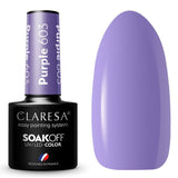 Claresa esmalte gel uv led 5ml morado 603 funfair