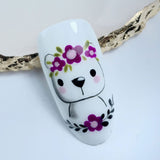 Claresa uv led gel polish 5ml purple 619 full berries