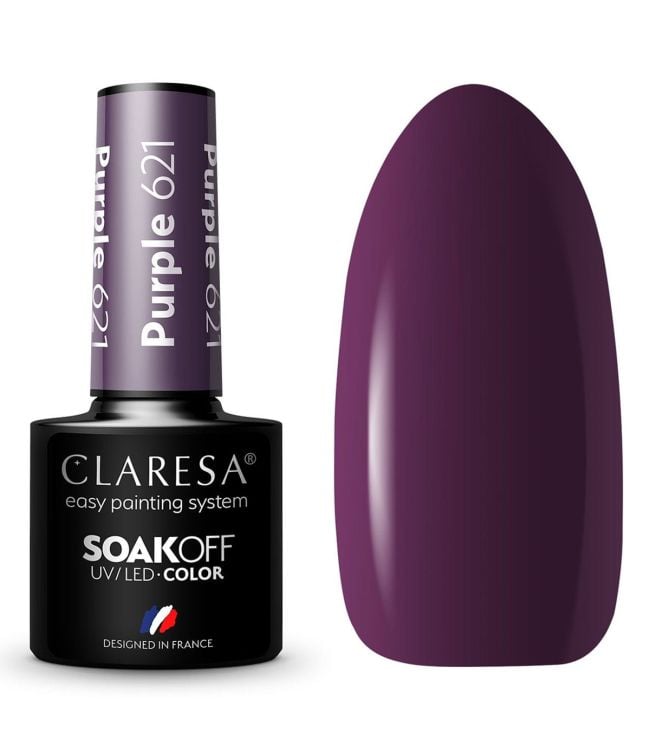 Claresa UV LED Gellak 5ml Purple 621 Warm Feelings