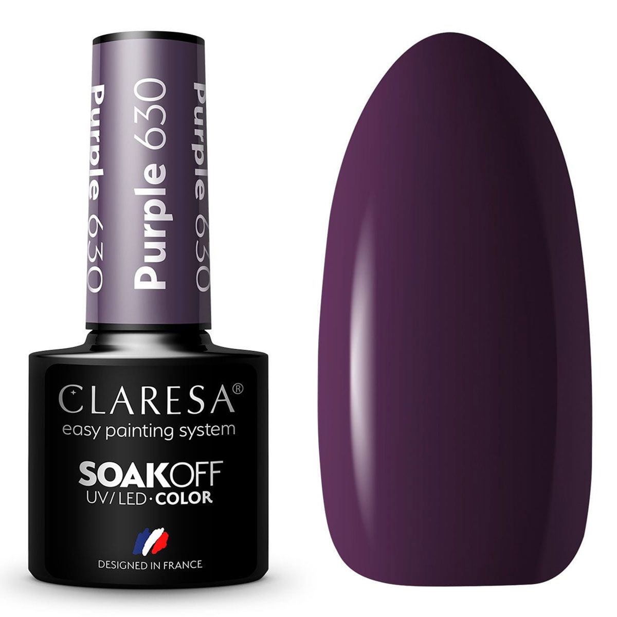 Claresa Vernis Gel UV LED 5 ml Violet 630 Look Classique