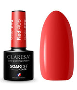 Claresa UV LED Gelak 5ml Rojo 406 Explosión de arco iris