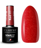 Claresa UV LED Gelak 5ml Red 411 Jardín soleado