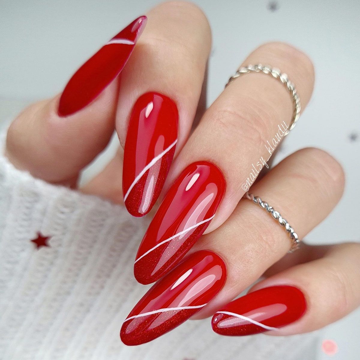 Claresa uv led gellakk 5ml rød 418 ta meg til elven