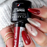 Claresa uv led gel polish 5ml red 426 full berries