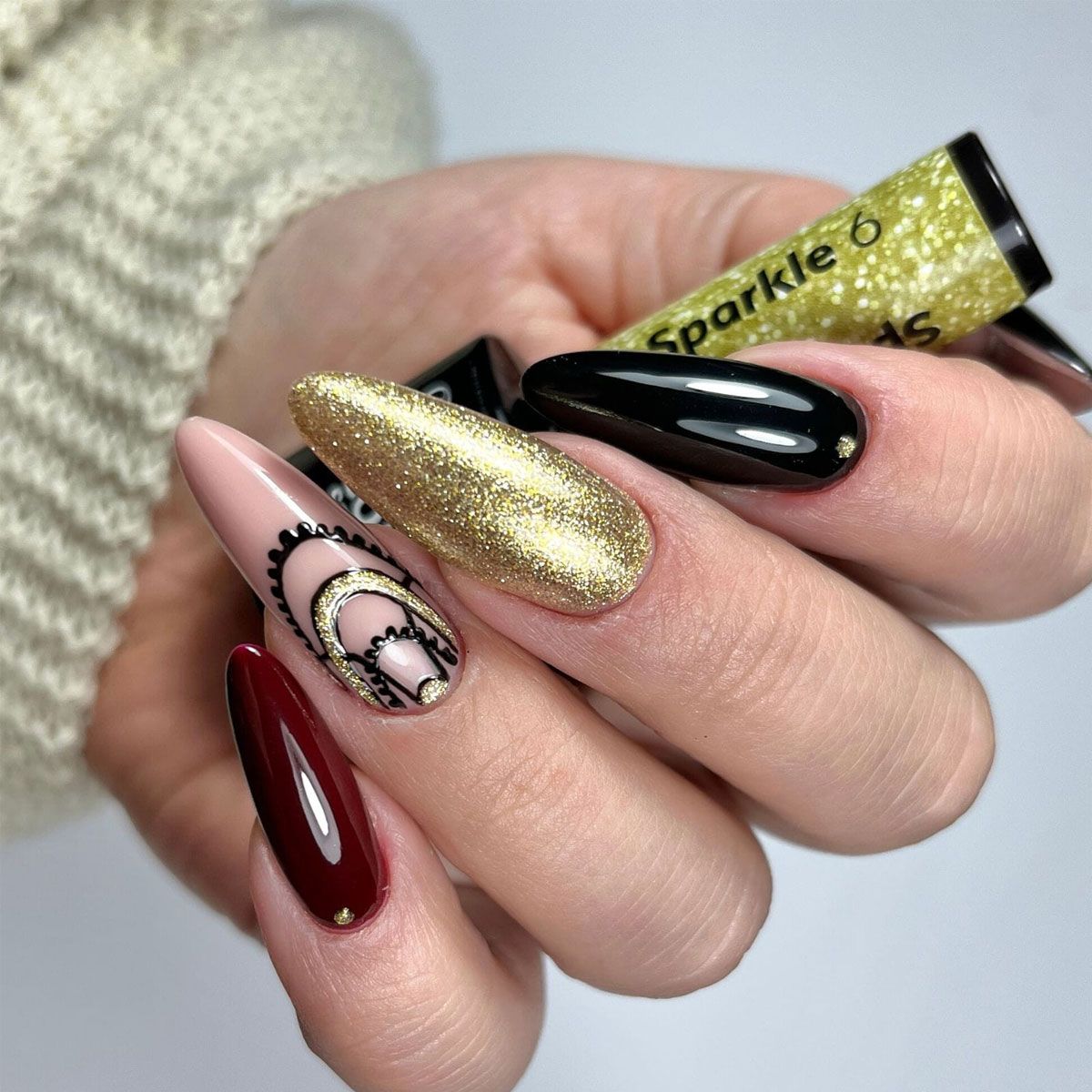 Claresa UV LED gel Polish 5ml Sparkle 6