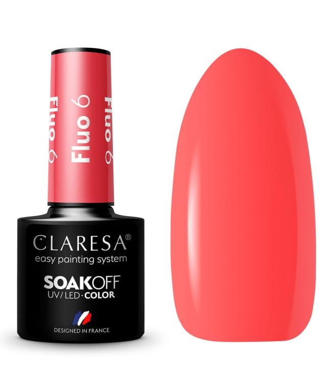 Claresa UV lideró a Gelak 5ml Fluo 6