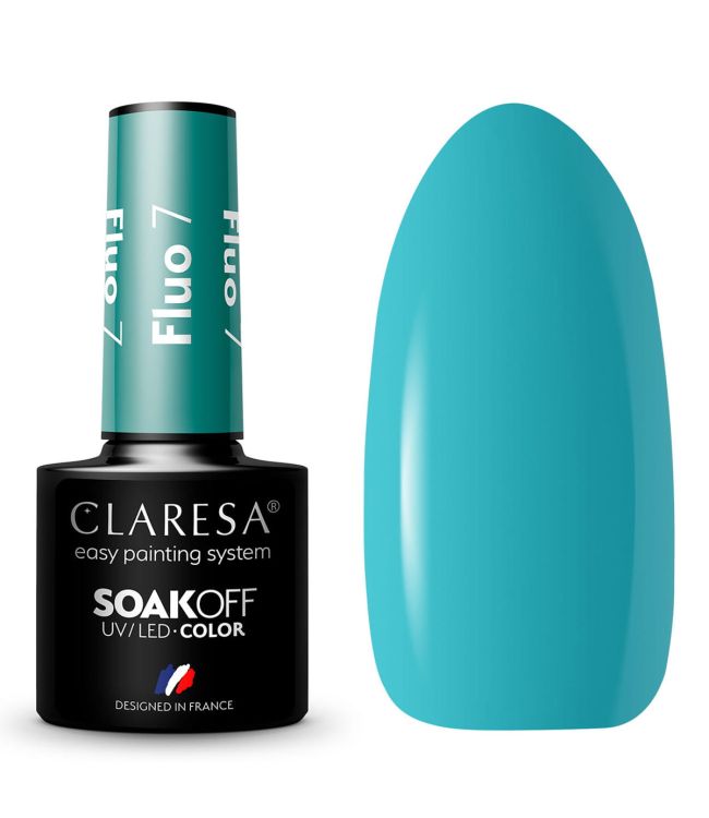 Claresa UV lideró a Gelak 5ml Fluo 7