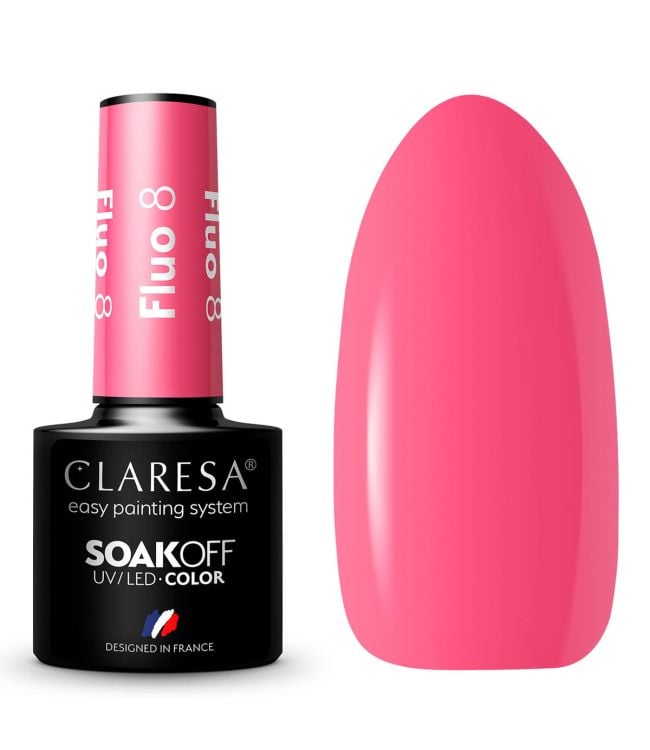 Claresa UV LED Gelak 5ml Fluo 8