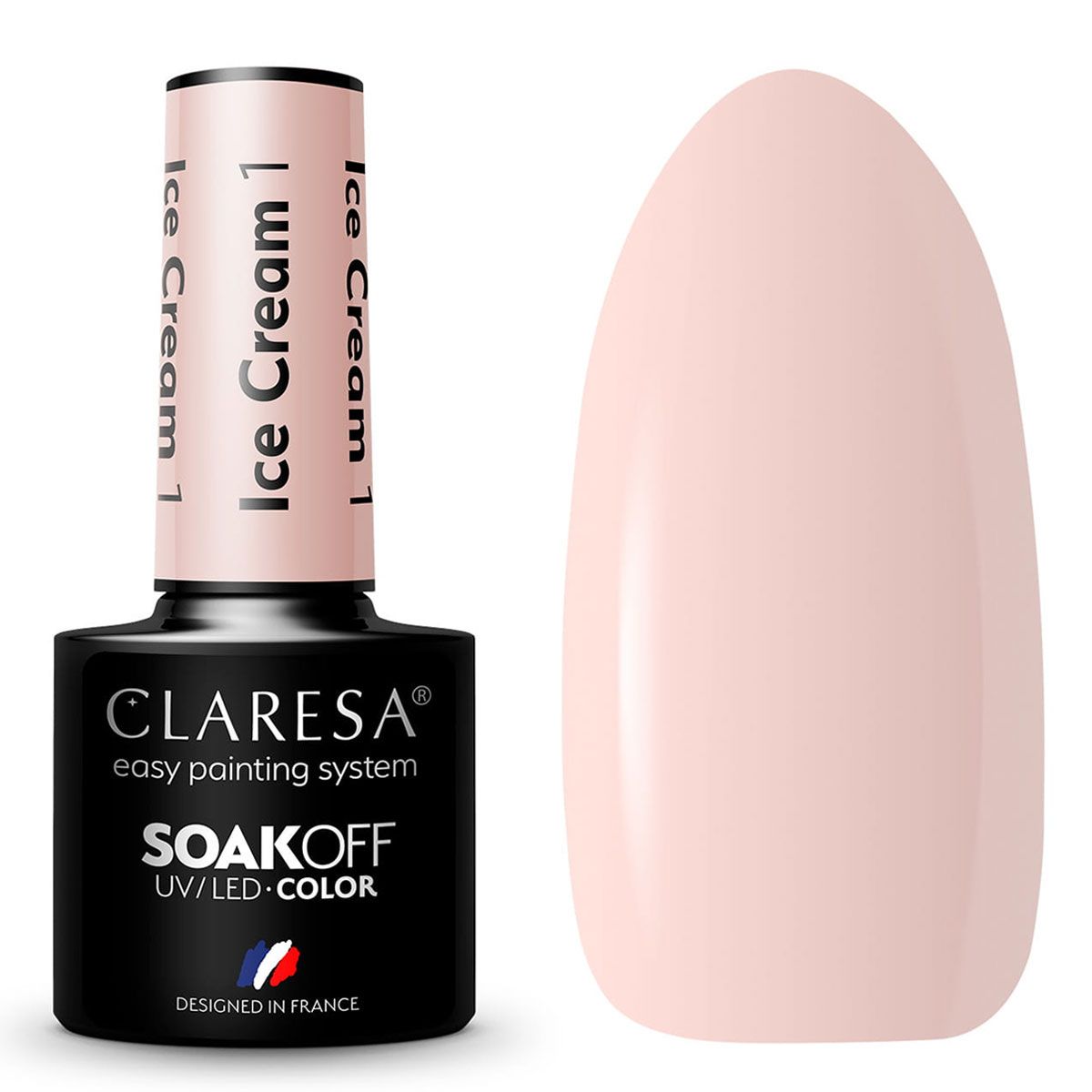 Claresa UV LED Gel Polish 5ml Ice Cream 1