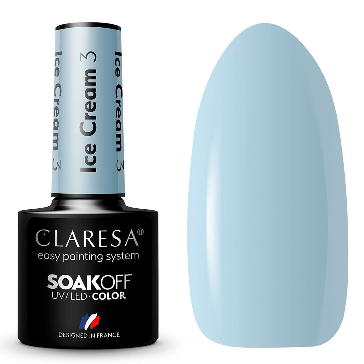 Claresa UV LED Gel Polish 5ml Ice Cream 3