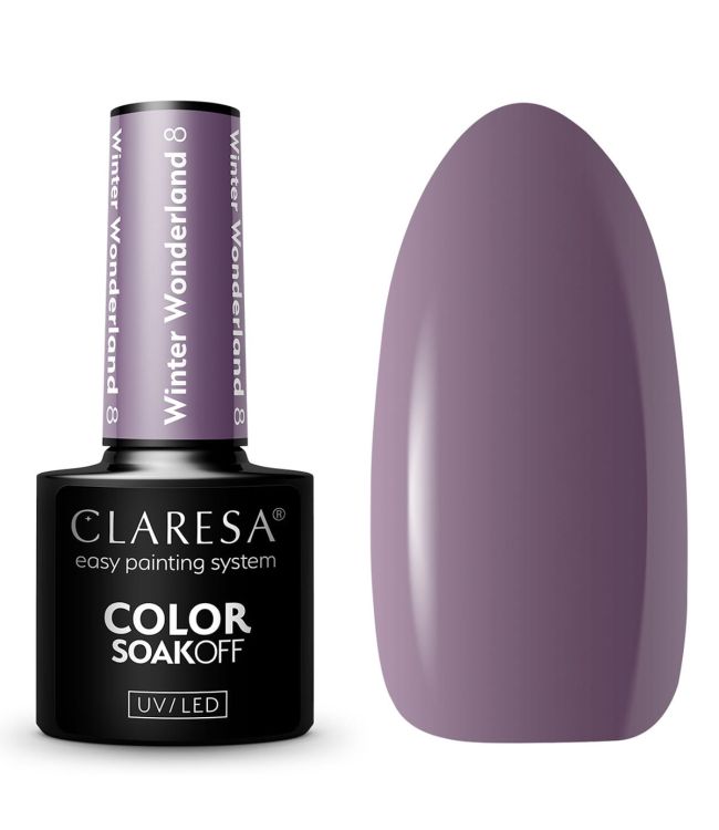Claresa UV lideró a Gelak 5ml Winter Wonderland 8