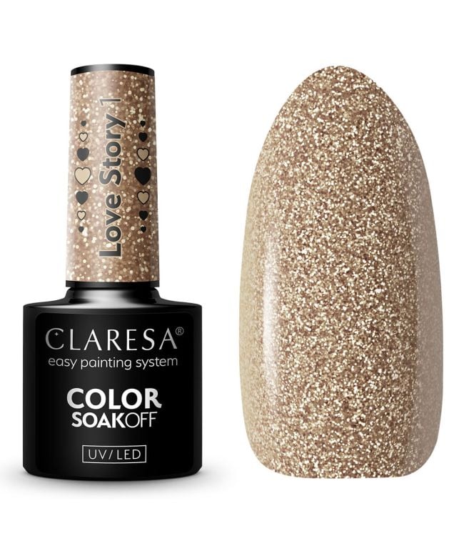 Claresa UV lideró a Gelak 5ml Historia de amor 1