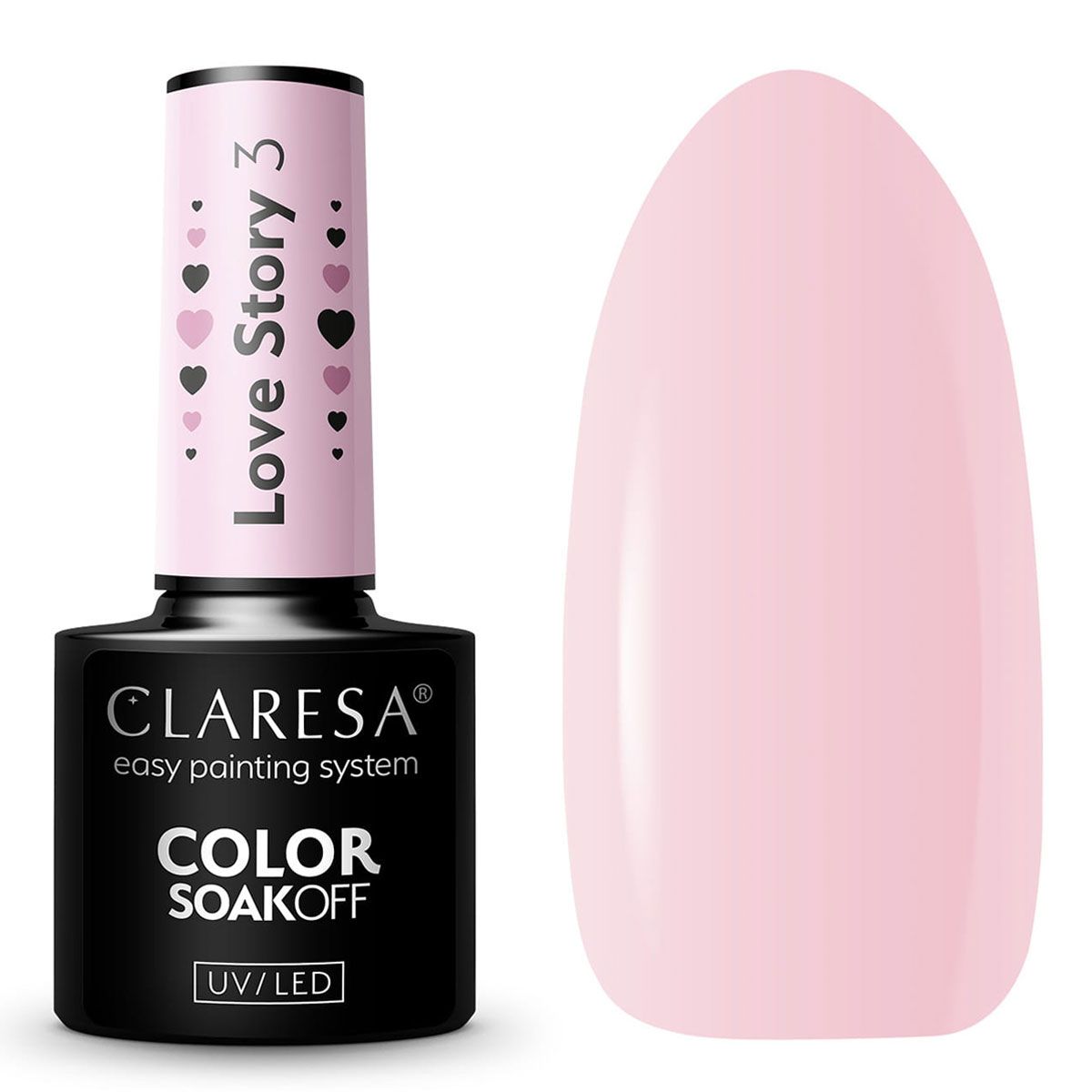 Claresa uv led gel polish 5ml love story 3