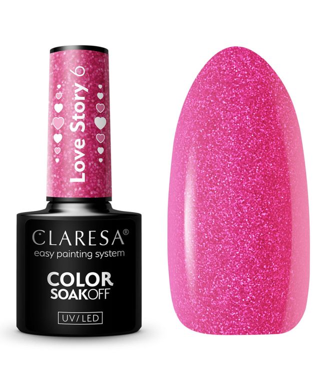 Claresa UV ledde Gellak 5 ml Love Story 6