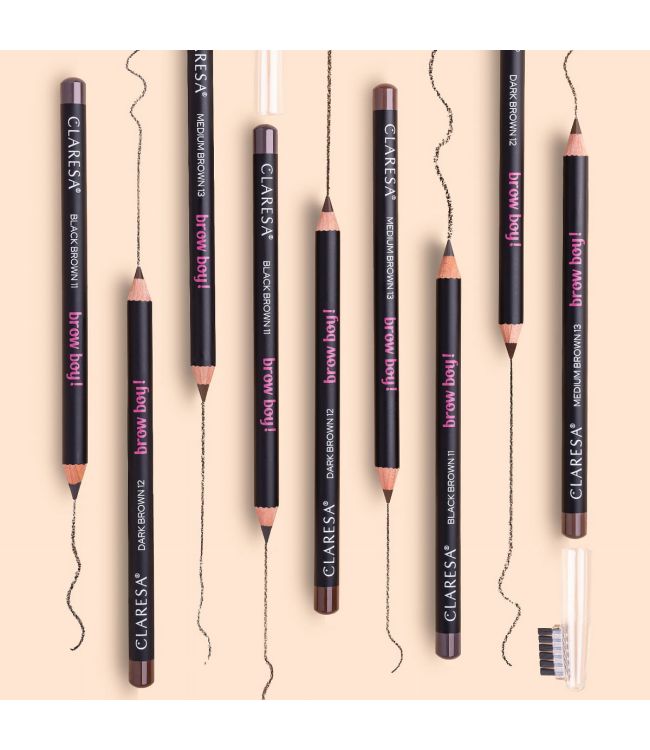 Claresa Brow Boy! Øjenbryn blyant 11 sort brun 1.15gr