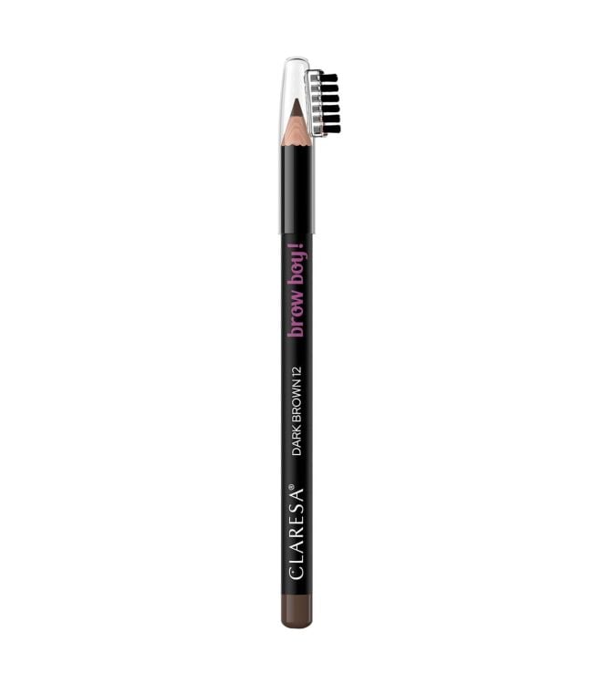 Claresa Brow Boy! Øjenbryn blyant 12 mørkebrun 1.15gr