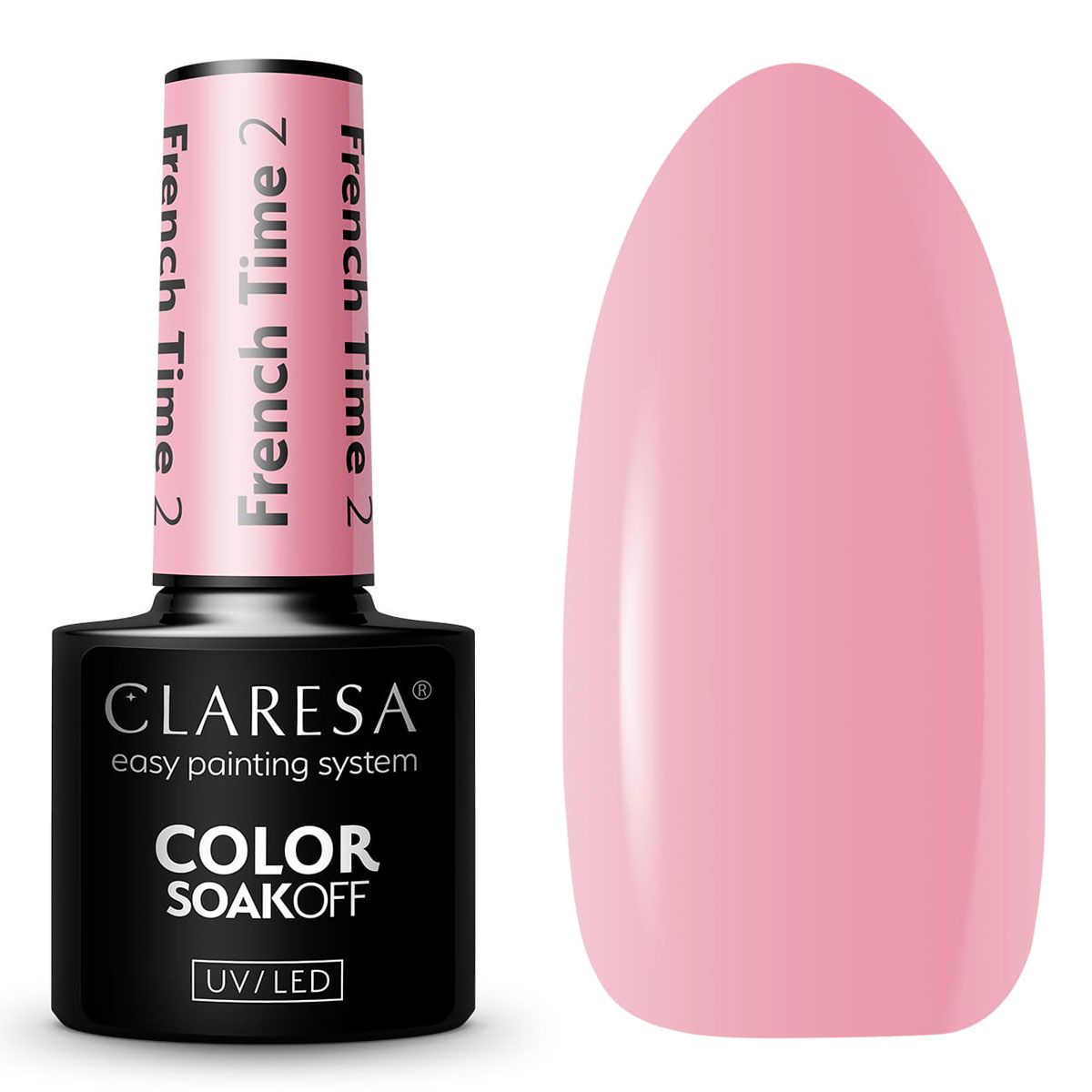 Claresa Esmalte Gel UV LED 5ml Tiempo Francés 2