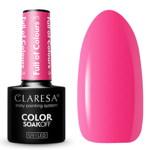 Claresa UV LED gel lak 5ml plný barev 3