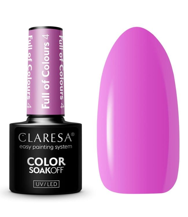 Claresa UV LED gellak 5 ml pełny lub kolory 4