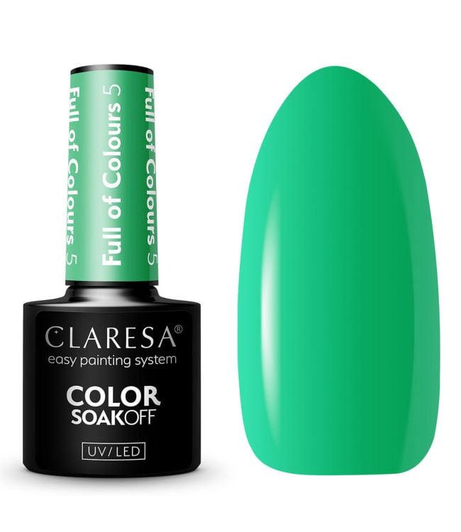 Claresa UV førte Gellak 5ml fuld eller farver 5