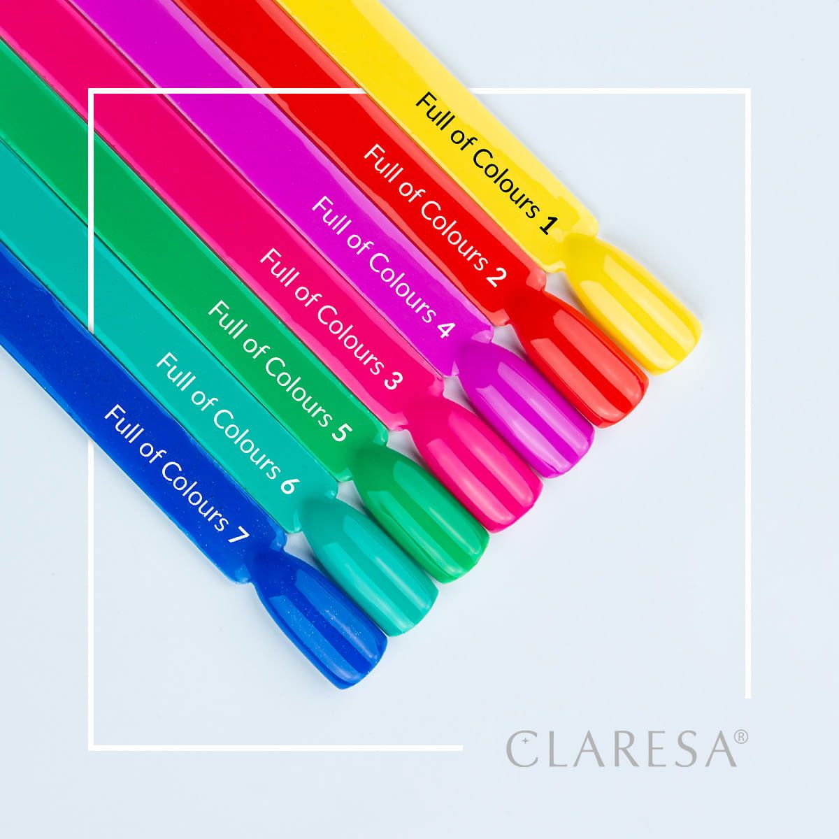 Claresa UV LED gel lak 5ml plný barev 6