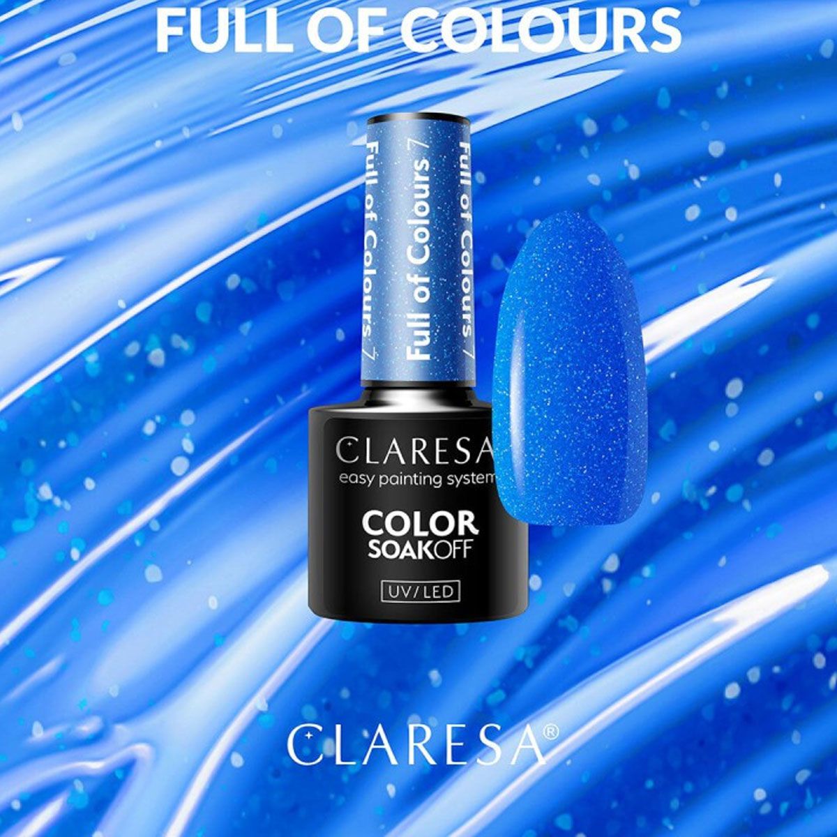 Claresa UV LED Gel Polish 5ml Full of Colors 7