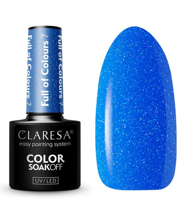 Claresa UV LED gellak 5 ml pełny lub kolory 7