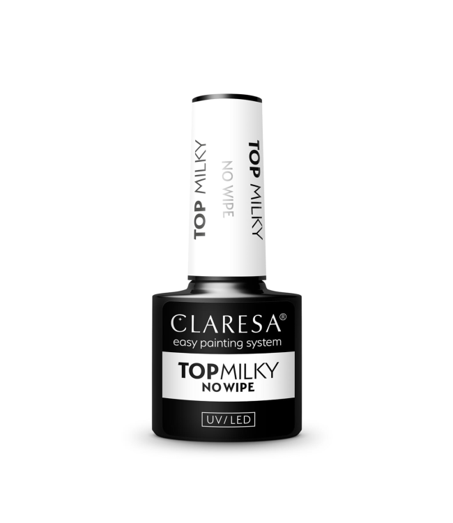 Claresa Top Coat Milky No Otřete 5 ml