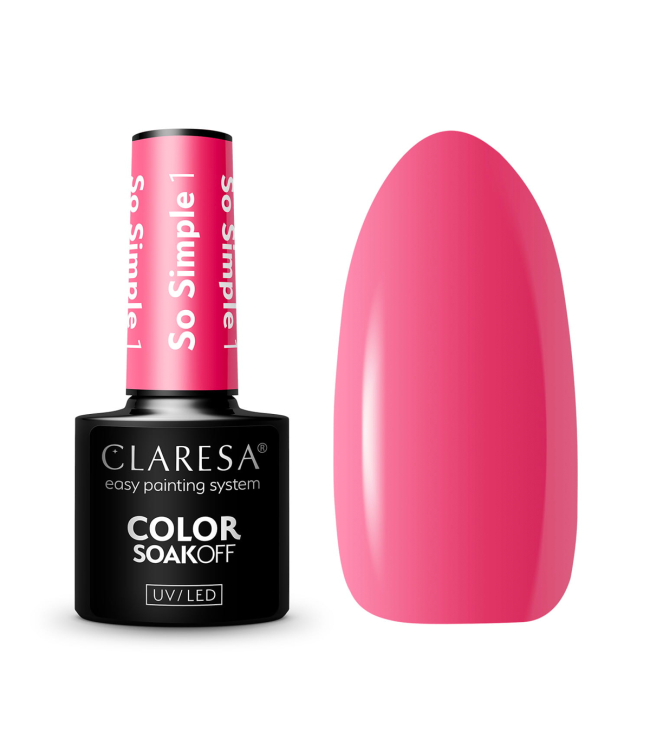 Claresa UV førte Gellak 5ml så enkel 1