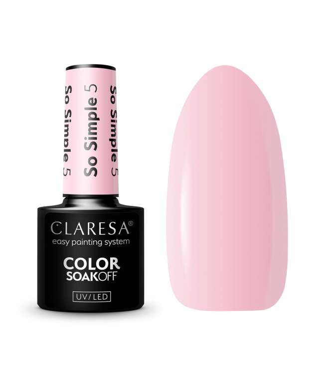 Claresa UV førte Gellak 5ml så enkel 5
