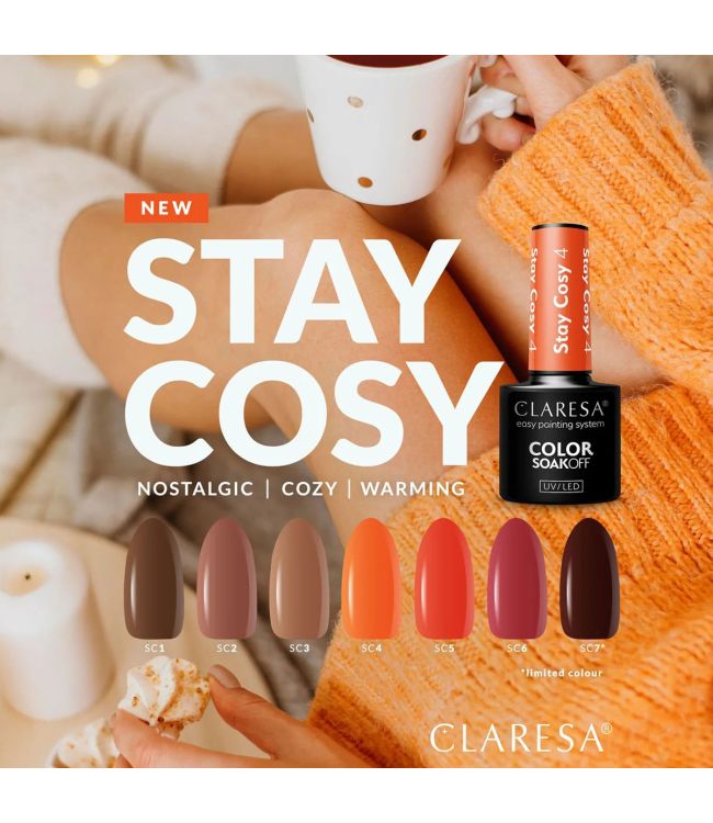 Claresa UV LED Gellak 5ml Stay Cosy 5