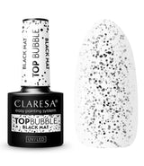 Claresa Top Coat mehurček črna preproga brez brisanja 5ml