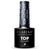 Cóta barr Claresa gan wipe glitter gorm 5ml
