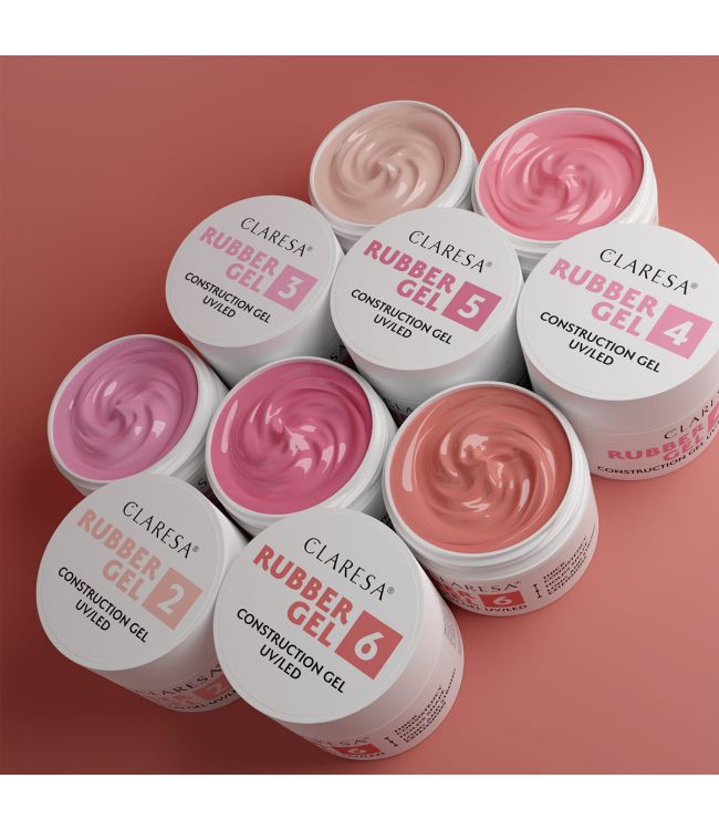 Gel en caoutchouc Claresa 5 Rose de framboise 12gr.