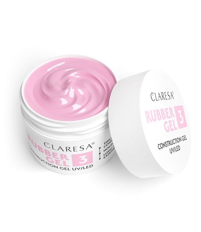 Gel en caoutchouc Claresa 3 Rose frais 45gr.