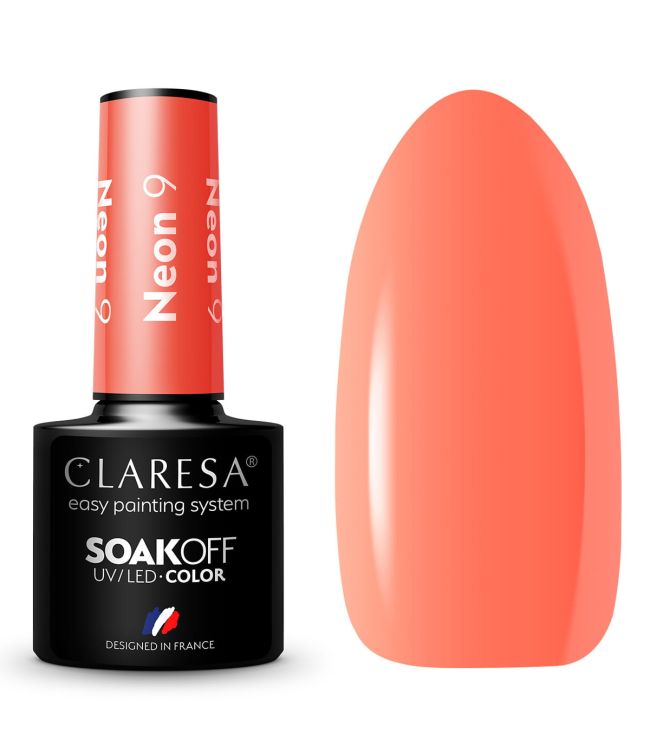 Claresa UV lideró a Gelak 5ml neon 9