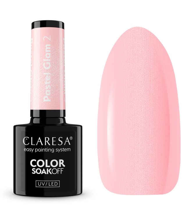 Claresa UV lideró a Gelak 5ml pastel glam 2