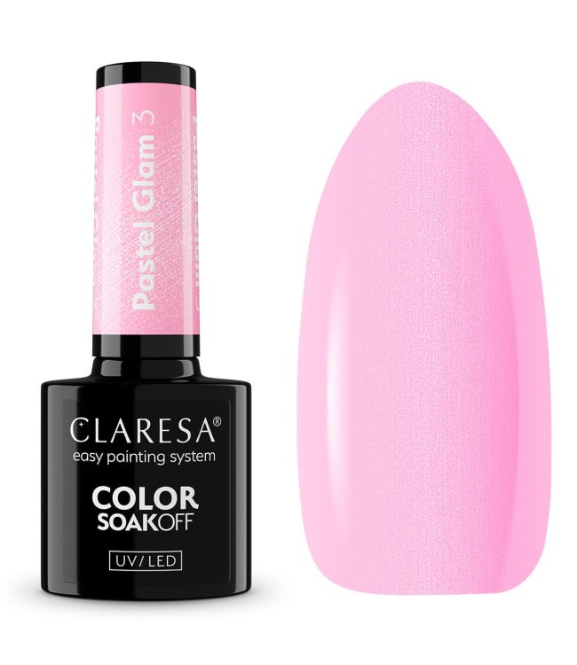 Claresa UV Led Gellak 5 ml pastellglam 3