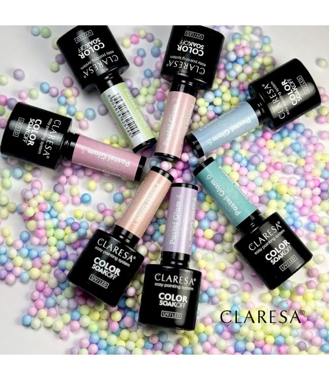 Claresa UV lideró a Gelak 5ml pastel glam 6