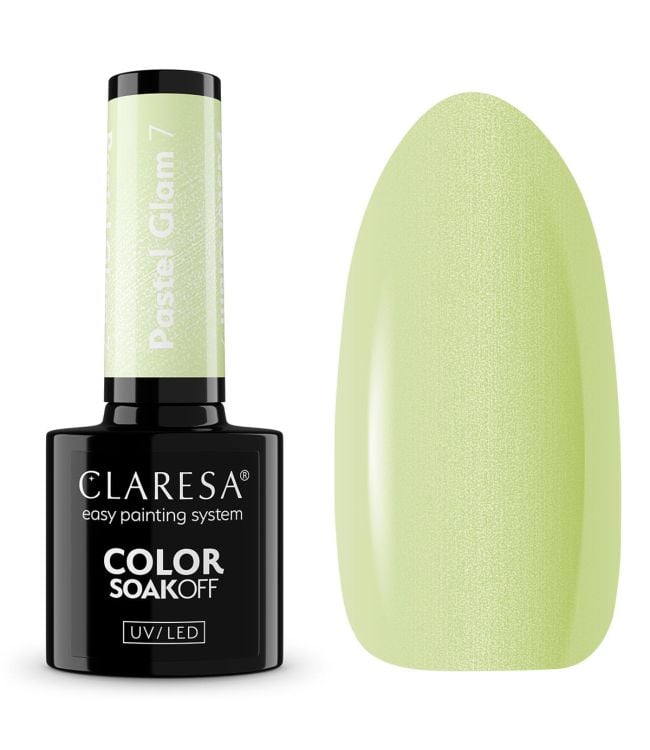 Claresa UV lideró a Gelak 5ml pastel glam 7