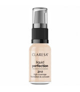Claresa Liquid Perfection 2-i-1 concealer och Foundation 101.5 Vanilla 18GR.
